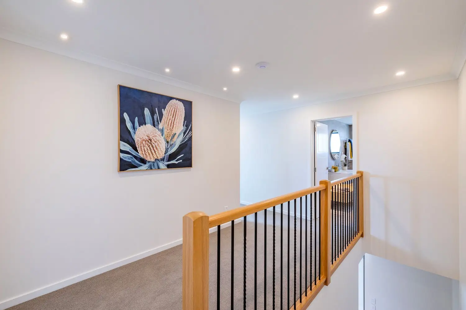 Staircase and upstairs landing